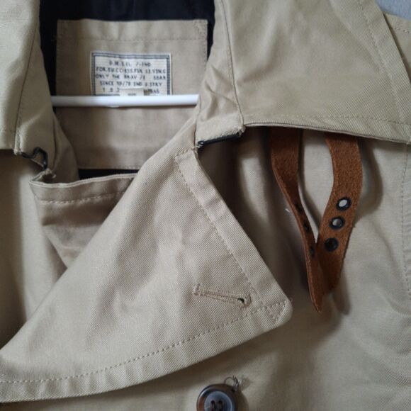 DIESEL  Jacket Women's Large Double Breasted Long Sleeve Belted Straps Vintage - Picture 6 of 16